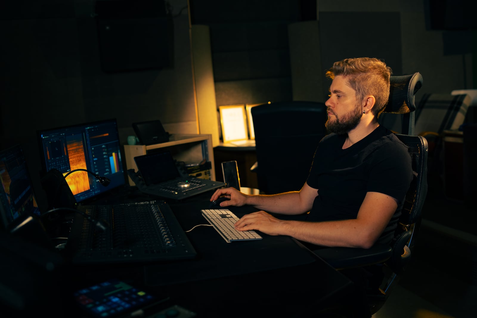 At the desk in Warsaw